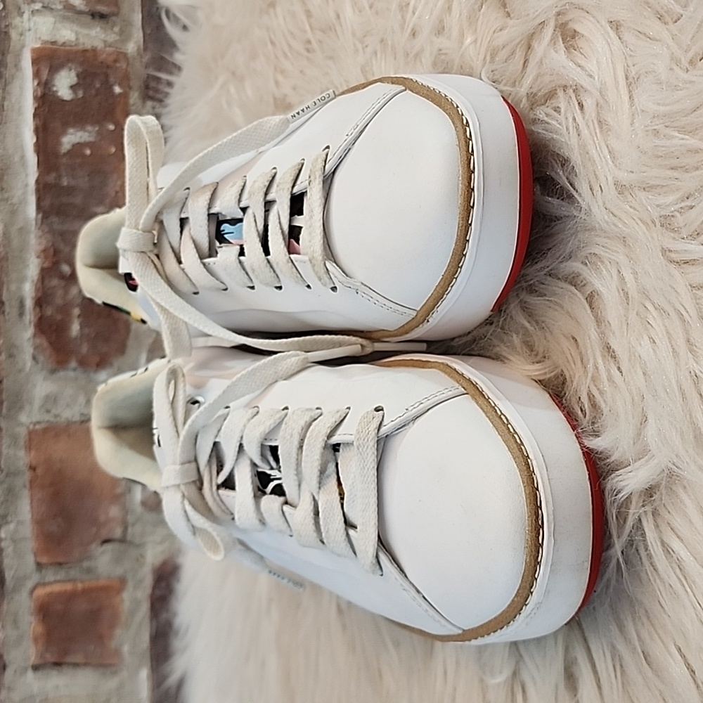 Cole Haan Women's GrandPro Topspin Sneakers White/Graffiti, Size 9B - Picture 9 of 17